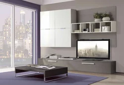 Modern living room walls stylish photos