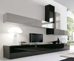 Modern living room walls stylish photos