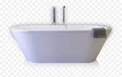 Photo of a bathroom on a white background