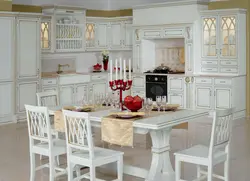 Luxury kitchen furniture photo