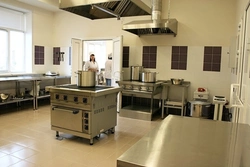 Photo of the school kitchen
