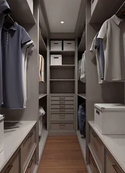 Rectangular wardrobe design