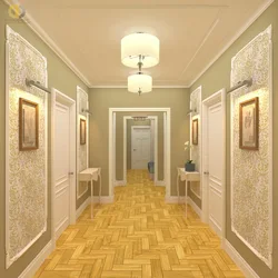 Интерьер золотой прихожей