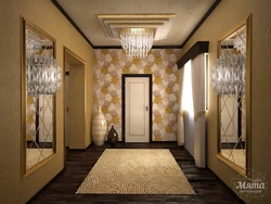 Golden Hallway Interior