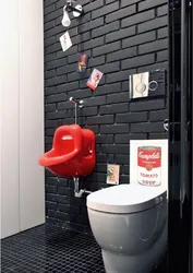 Urinal In The Bathroom Interior