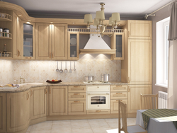 Classic kitchen oak photo
