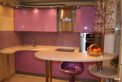 Kitchens with canopy and lighting photo