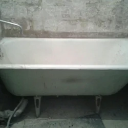 USSR cast iron bathtub photo