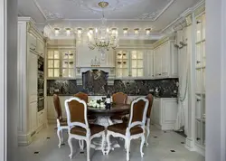 Лепнина в интерьере кухни фото