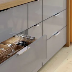 End handles for kitchen facades photo