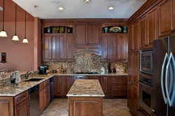 Kitchen Design Wood Wallpaper