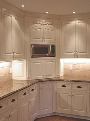 Corner Kitchens With Columns Photo