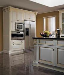 Corner Kitchens With Columns Photo