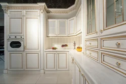 Угловые кухни с колоннами фото