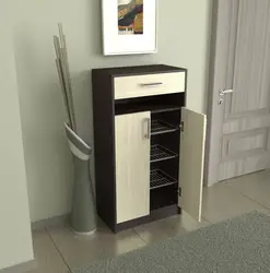 Cabinet in a small hallway photo