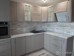 Newport beige kitchen in the interior