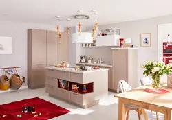 Newport beige kitchen in the interior