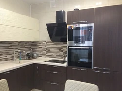 Ошхона wenge бо beige дар дохили