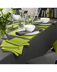 Napkins for the kitchen on the table photo