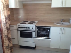 Kitchens with electric stove photo