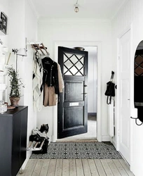 Black And White Hallway Design Photo