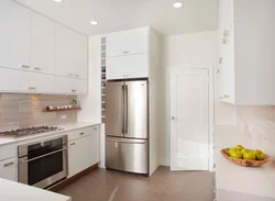 White kitchen in the interior reviews