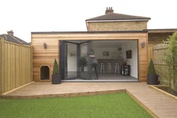 Garage design with kitchen