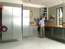 Mətbəx ilə qaraj dizaynı
