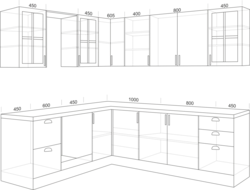 Kitchen Cabinet Drawings Photo