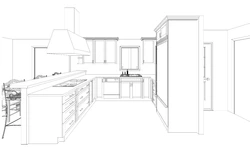 Kitchen Interior Print