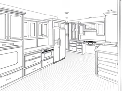 Kitchen Interior Print