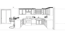 Kitchen interior print