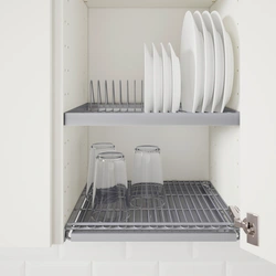 Dryers in the kitchen interior