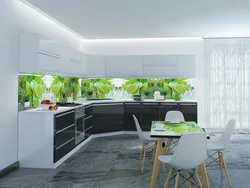 Kitchen sleeve on the wall photo