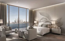 Bedroom interior in dubai