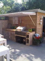 Summer kitchen for a summer residence photo budget