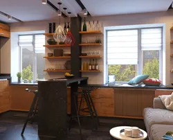 Kitchen Like Bar Interior
