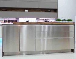 Kitchens With Metal Facades Photos
