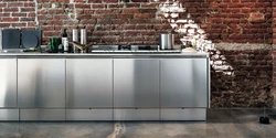 Kitchens With Metal Facades Photos