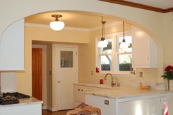 Semi-arches for kitchen design