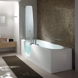 Bathtub with doors photo
