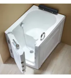 Bathtub with doors photo