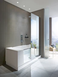 Bathtub with doors photo