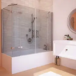 Bathtub with doors photo