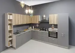 Кухня аша шэрая фота