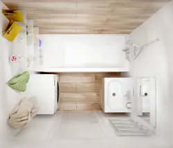 Photo of bathroom from above