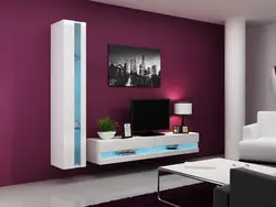 Hanging living room in the interior photo