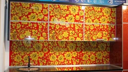 Khokhloma kitchen design