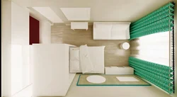 Bedroom design top view